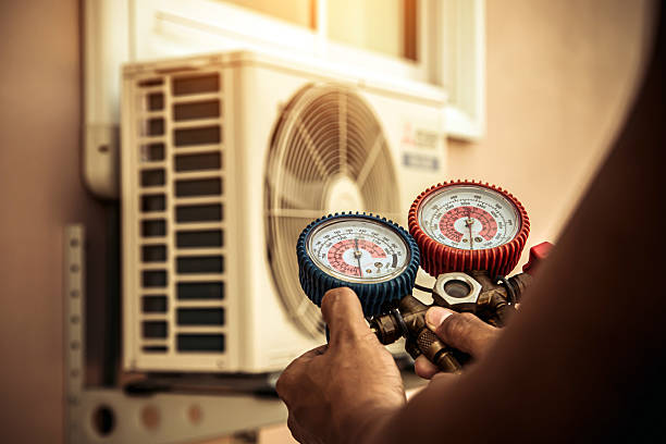Professional Ac Installation technician working in Whitinsville, MA